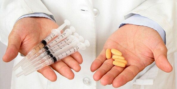 Injektion af medicin eller oral administration